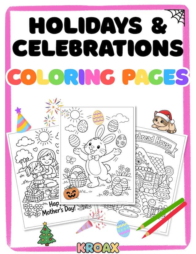 Holidays & Celebrations printable Coloring pages