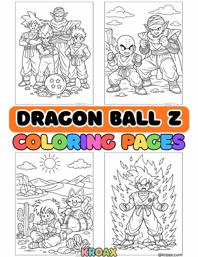 Dragon Ball Z Coloring Pages