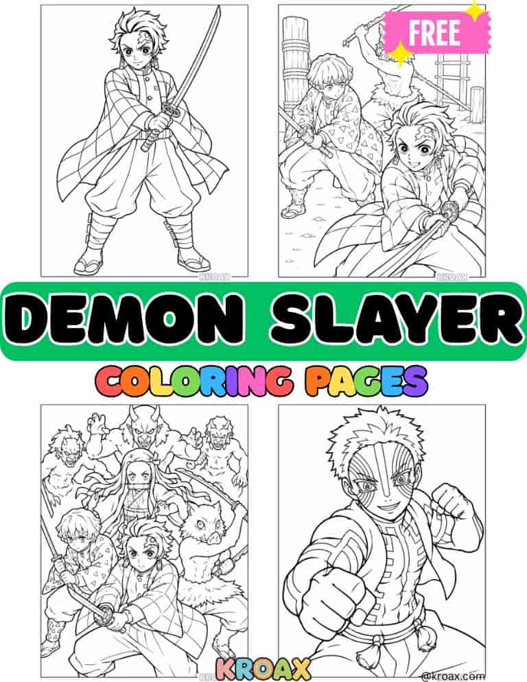 Demon Slayer Coloring Pages