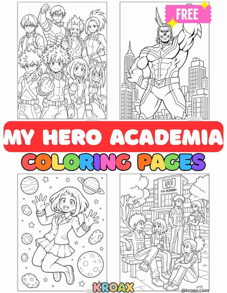 My Hero Academia Coloring Pages