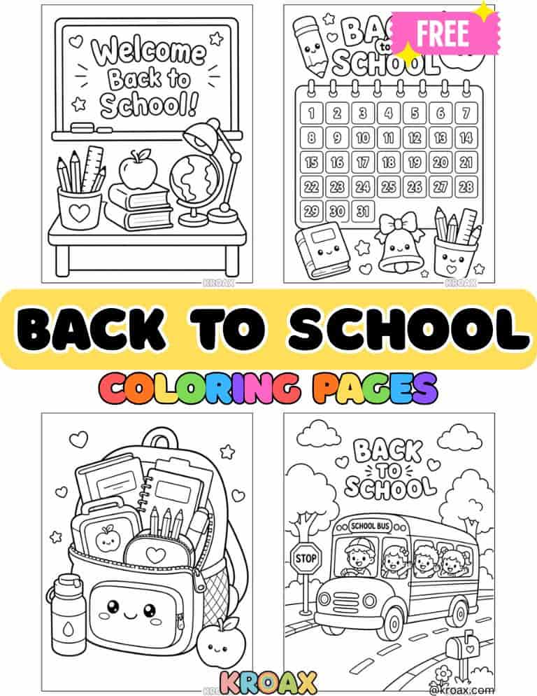 Back to School Coloring Pages
