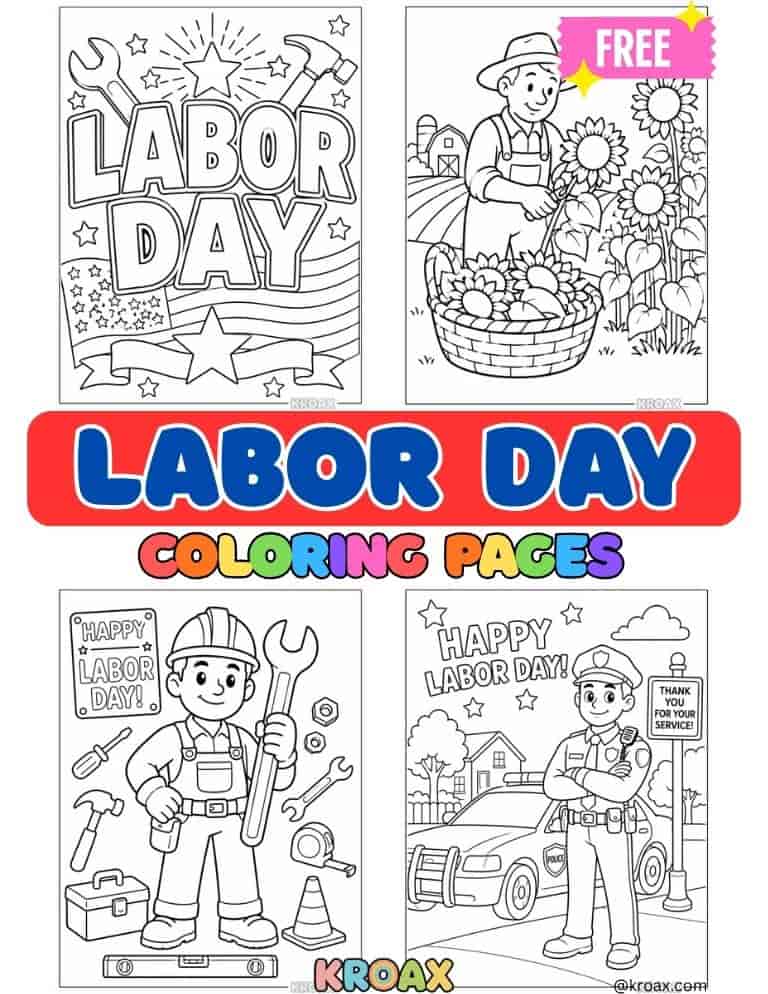 Labor Day Coloring Pages