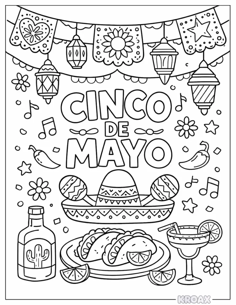 Cinco de Mayo Coloring Pages