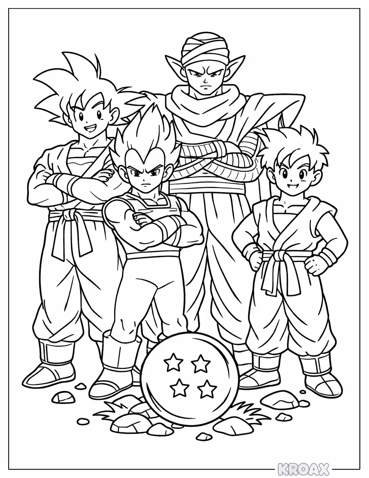 Dragon Ball Z Coloring Pages