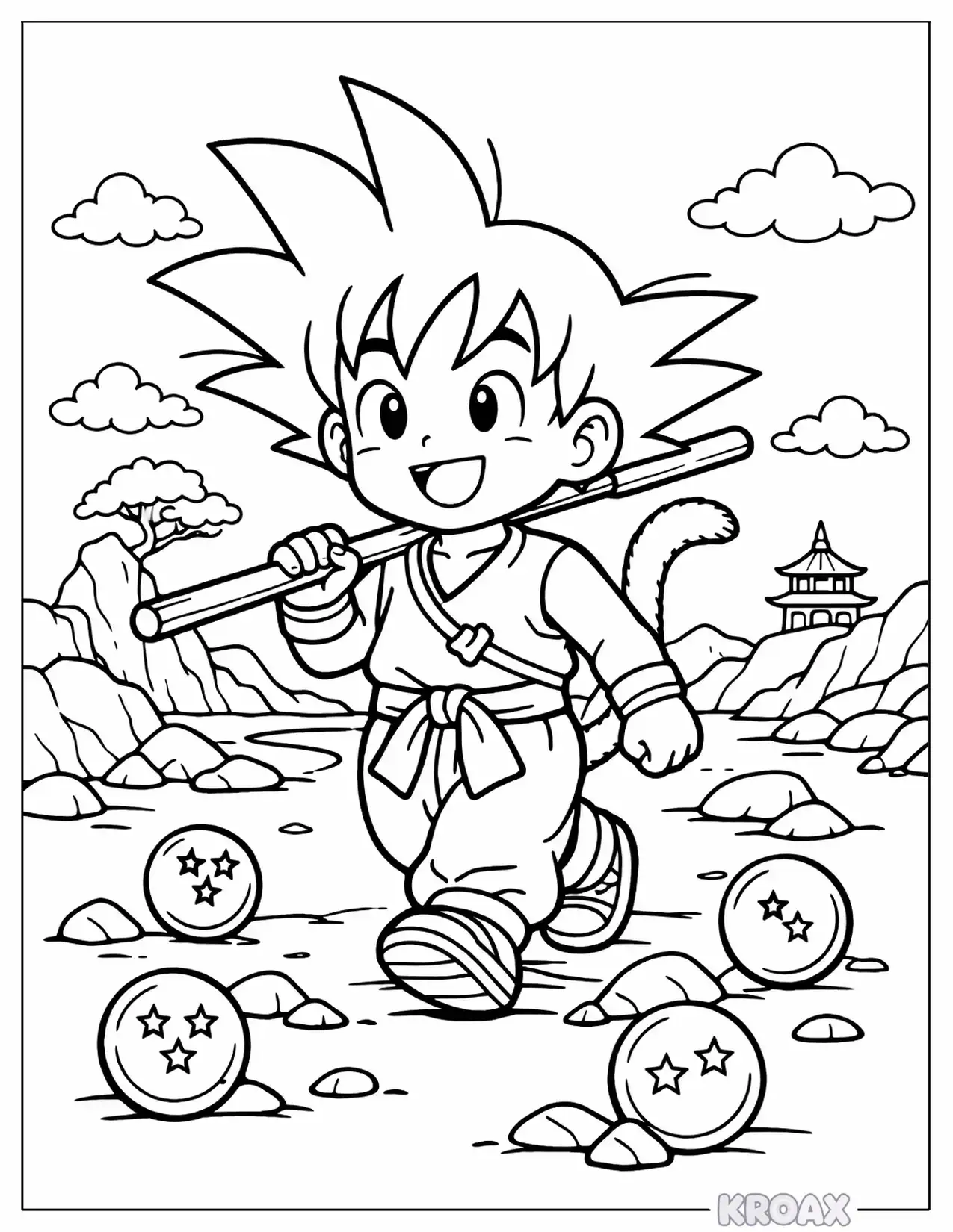 Goku Coloring Pages